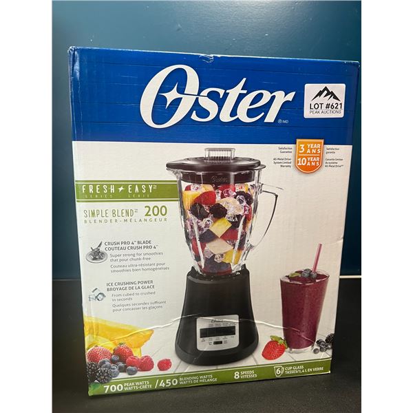 Lot of 1 Oster Simple Blend 700 Watts - Kitchen Blender - Black