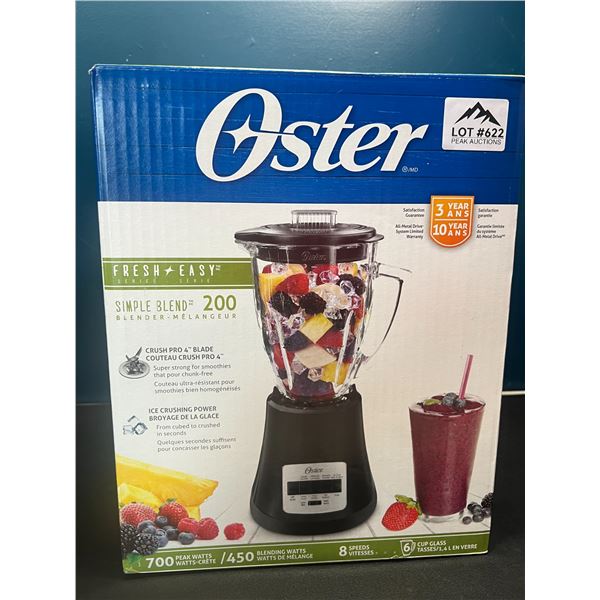 Lot of 1 Oster Simple Blend 700 Watts - Kitchen Blender - Black