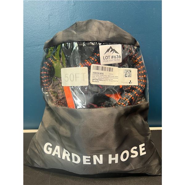 Lot of 1 Expandable Garden Hose - 50FT - With Nozzle
