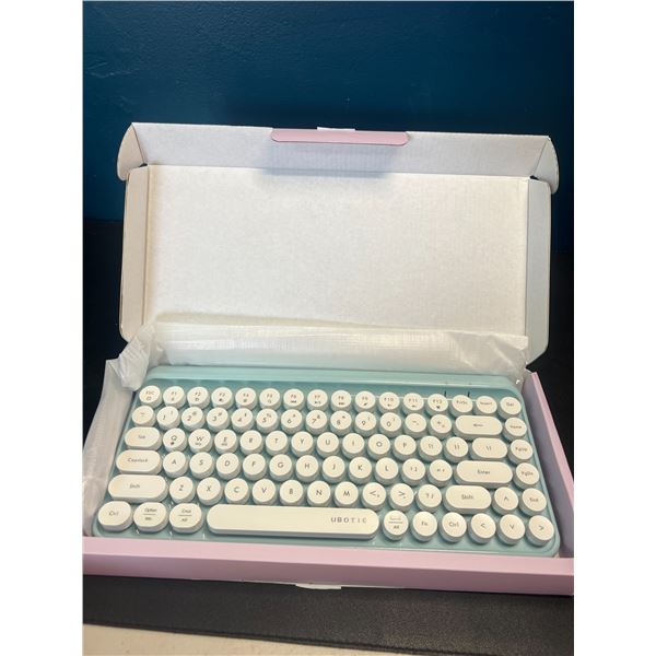 Lot of 1 Ubotie Bluetooth Keyboard - Blue