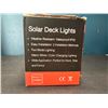 Image 3 : Lot of Solar Powered Garden Deck Lights - 6pack