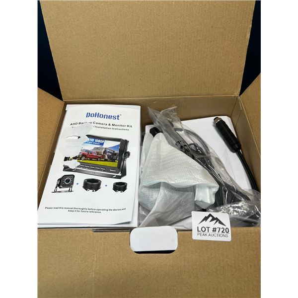 Lot of 1 AHD Backup Rearview Camera & Monitor Kit for RV's/Trucks