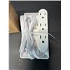 Image 2 : Lot of 2 Ultra-Mini Power Strips/Outlet Extension Cords