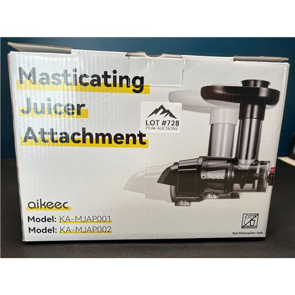 Lot of 1 Juicer Attachment for Stand Kitchen Mixers