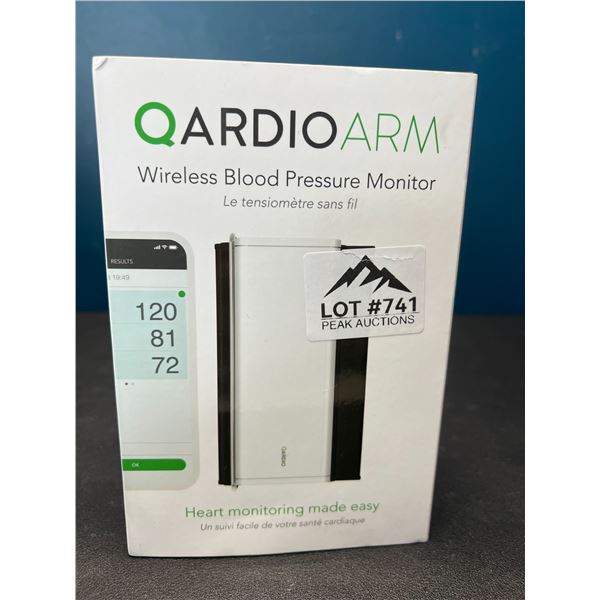 Lot of 1 Qardio Arm Wireless Blood Pressure Monitor