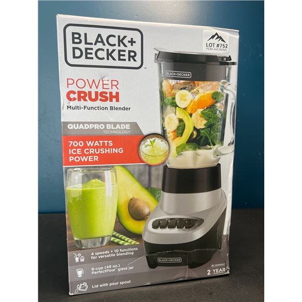 Lot of 1 Black+Decker Power Crush Multi-Function Kitchen Blender