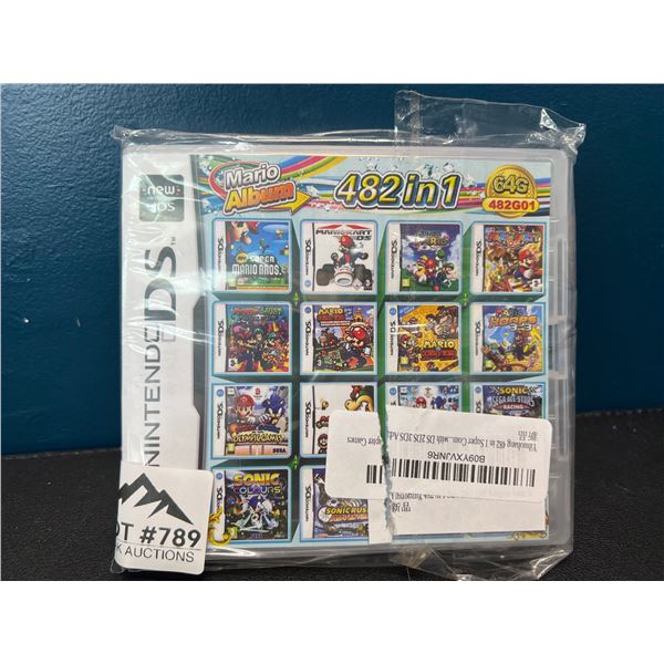 Lot of 1 Nintendo DS/3DS Multi-Game Catridge -Loaded with Popular Games;Pokemon, Mario, Etc.