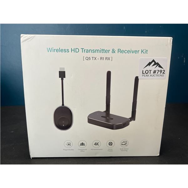 Lot of 1 Wireless HD Transmitter & Receiver Kit