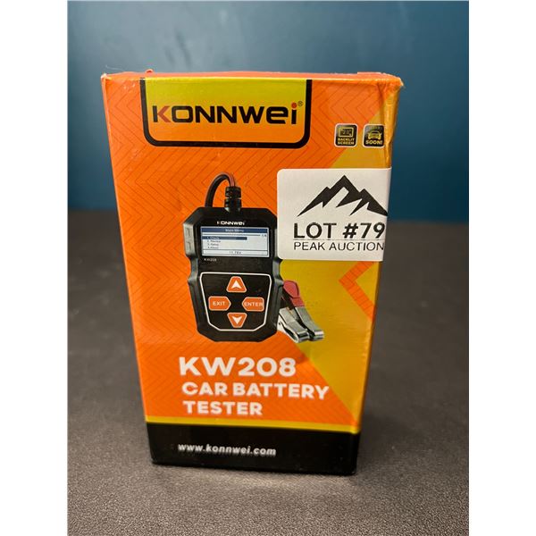 Lot of 1 Konnwei KW208 Car Battery Tester