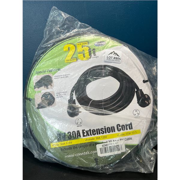 Lot of 1 25FT RV 30A Extension Cord
