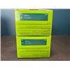 Image 2 : Lot of 2 Boxes of Nicorette Gum; Quit Smoking Aid - Value Size Boxes; 210 PCS per box! Extreme Mint