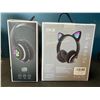 Image 3 : Lot of 2 Wireless Cat/Kitty Ear Headphones