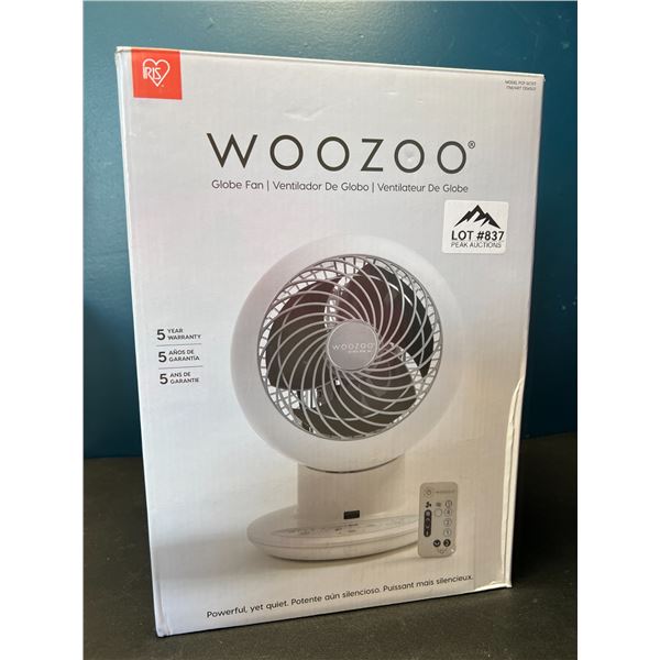 Lot of 1 Woozoo 5-Speed Globe Fan