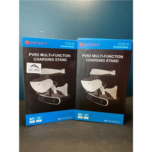 Lot of 2 Playstation VR2 Multi-Function Charging Stands