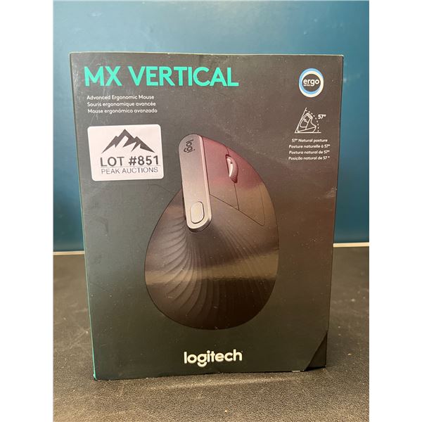 Lot of 1 Logitech MX Vertical Advanced Ergonomic Mouse