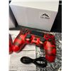 Image 2 : Lot of 2 Wireless Double-Shock Controllers For Playstation 4 (PS4) - Camo Design (Red)
