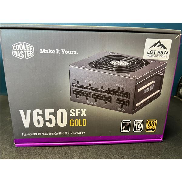 Lot of 1 Cooler Master V650 SFX gold Full-Modular 80 Plus gold Certified SFX PC Power Supply