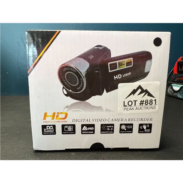Lot of 1 HD Digtal Video Camera/Camcorder