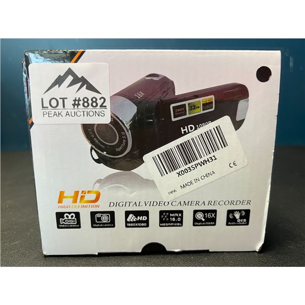 Lot of 1 HD Digtal Video Camera/Camcorder