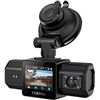 Image 1 : Lot of 1 Cooau D20 Dual Dash Camera w/ Built-In GPS, Night Vision, Loop Recording, etc.