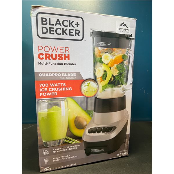Lot of 1 Black+Decker Power Crush Multi-Function Kitchen Blender
