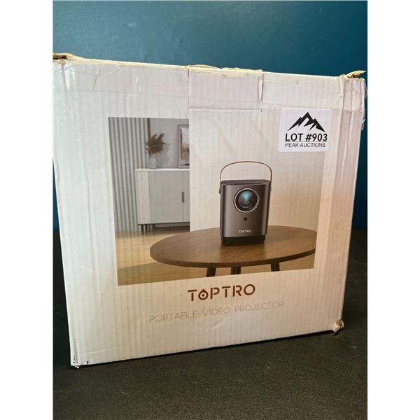 Lot of 1 TopTro 5G Wifi/Bluetooth Portable Video Projector