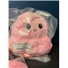 Image 2 : Lot of 3 Octopus Reversible Stuffies