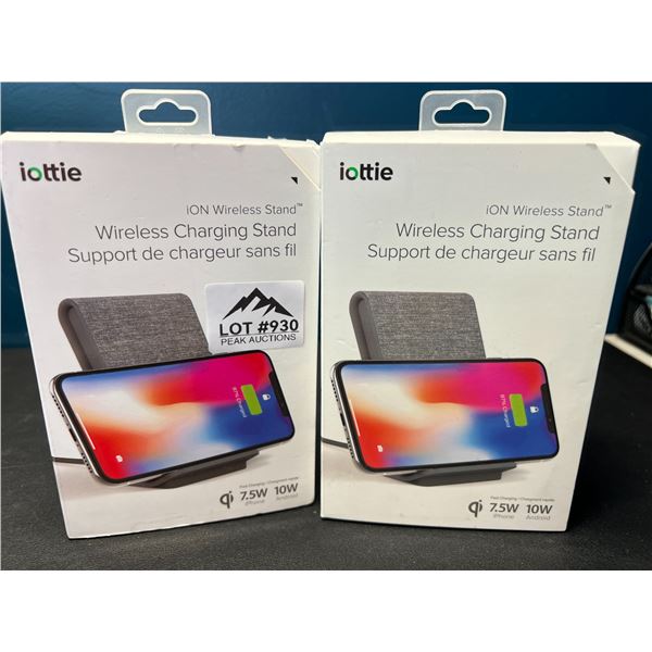 Lot of 2 iottie iON Wireless Charging Stands