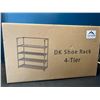 Image 1 : Lot of 1 4-Tier Shoe Rack