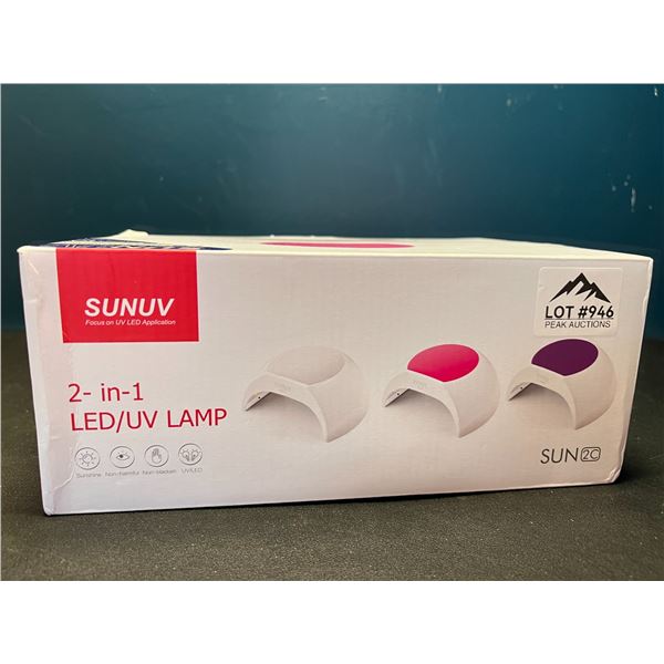 Lot of 1 SunUV Professional 2-in-1 LED/UV Nail Lamp