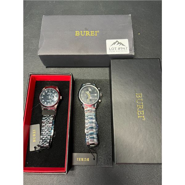 Lot of 2 Burei Watches
