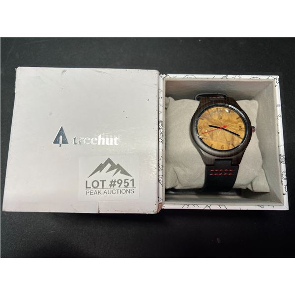 lot of 1 Treehut Men's Wooden Watch