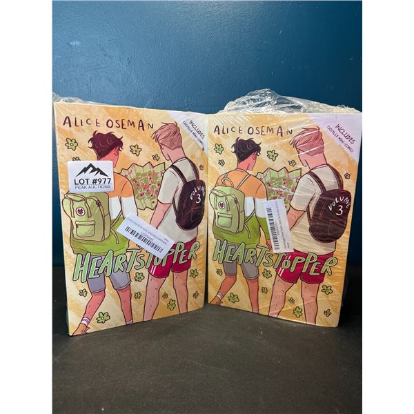 Lot of 2 "Heartstopper" Series Book Sets by Alice Oseman