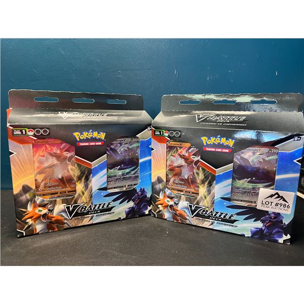 Lot of 2 Pokemon V-Battle Card Decks