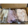 Image 1 : Lot of 1 Box of Assorted Fuzzy Slippers - 12 Pairs