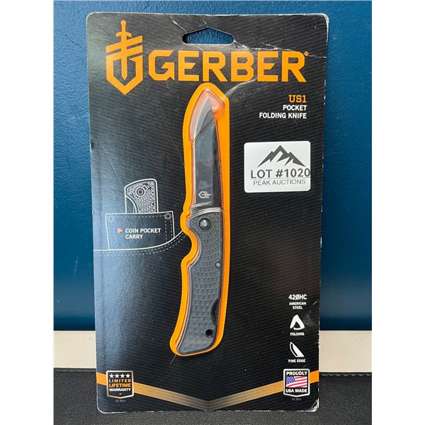 Lot of 1 Gerber US1 Pocket Folding Knife