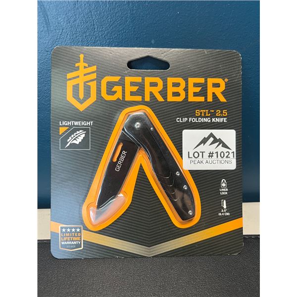 Lot of 1 Gerber STL 2.5 Clip Folding Knife
