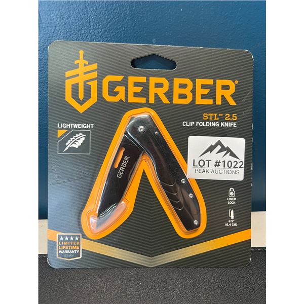 Lot of 1 Gerber STL 2.5 Clip Folding Knife