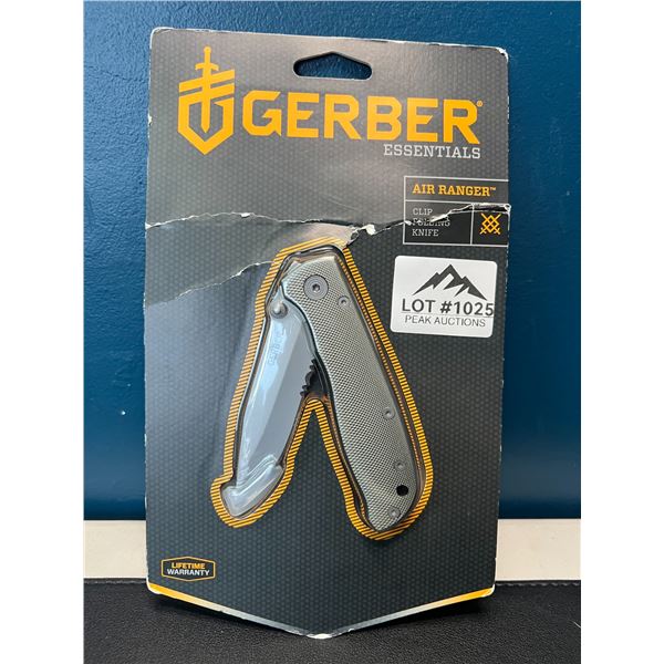 Lot of 1 Gerber Essentials Air Ranger Clip Folding Knife