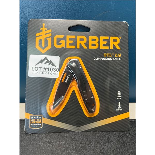 Lot of 1 Gerber STL 2.0 Clip Folding Knife