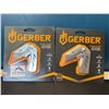 Image 1 : Lot of 2 Gerber E.A.B. Lite Clip Folding Utility Knives