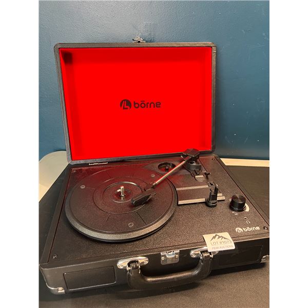 Lot of 1 Borne Vinyl Record Player - Used