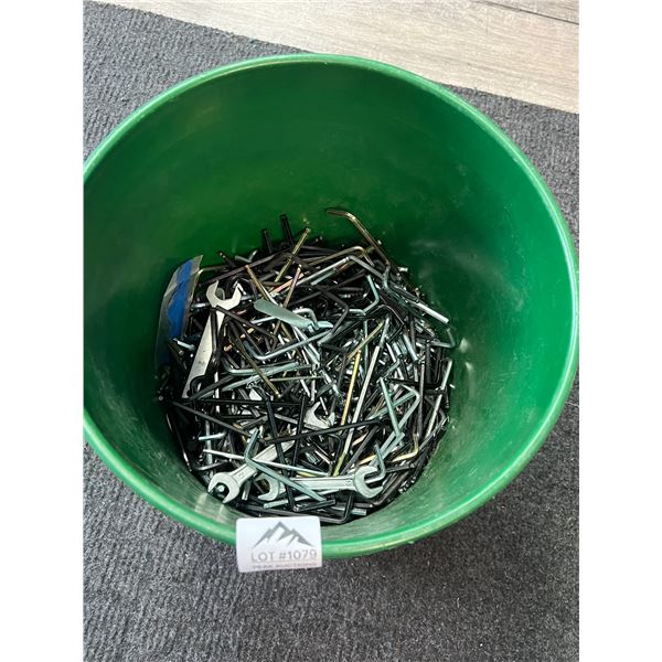Lot of 1 Bucket of Allen Keys - Used