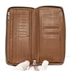Image 6 : Louis Vuitton Brown Leather Vertical Zippy Wallet