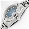 Image 8 : Rolex Ladies Quickset Blue Diamond & Sapphire Datejust Wristwatch 26MM