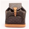Image 1 : Louis Vuitton Brown Monogram Canvas Leather Montsouris MM Backpack Bag