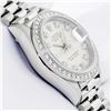 Image 5 : Rare Rolex Ladies Platinum Factory Diamond Dial & Bezel President With Rolex Box