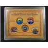 Image 2 : Complete Colorized USA 20th Century State Quarters 