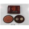 Image 1 : Marconi 2 Coin Collector Set - Canada + UK Coins - Canada $5.00 Coin , UK 2 Pound Coin - Royal Canad