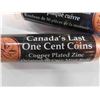 Image 2 : 2 Rolls of 2012 Canadas Last Penny Sealed From Royal